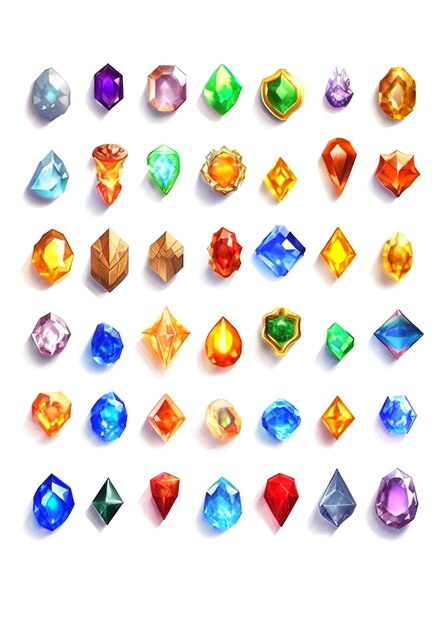 Photo design of gems