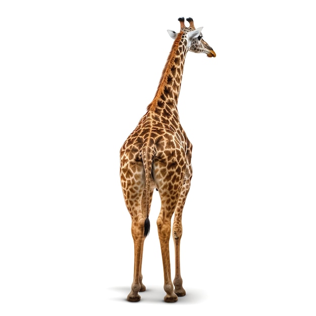 Photo design of giraffe