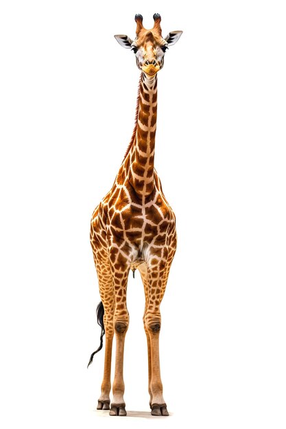 Photo design of giraffe