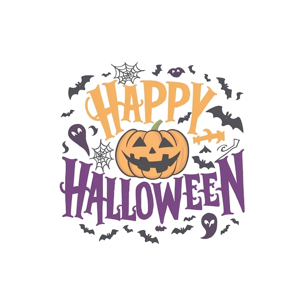 design for happy halloween