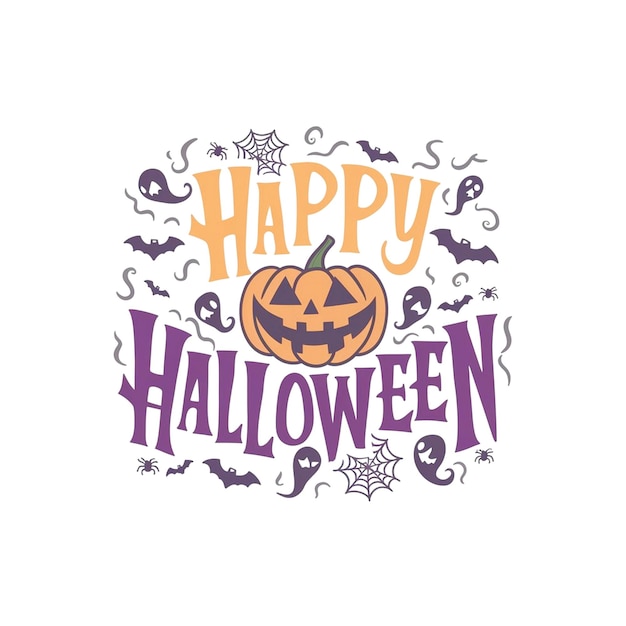 design for happy halloween