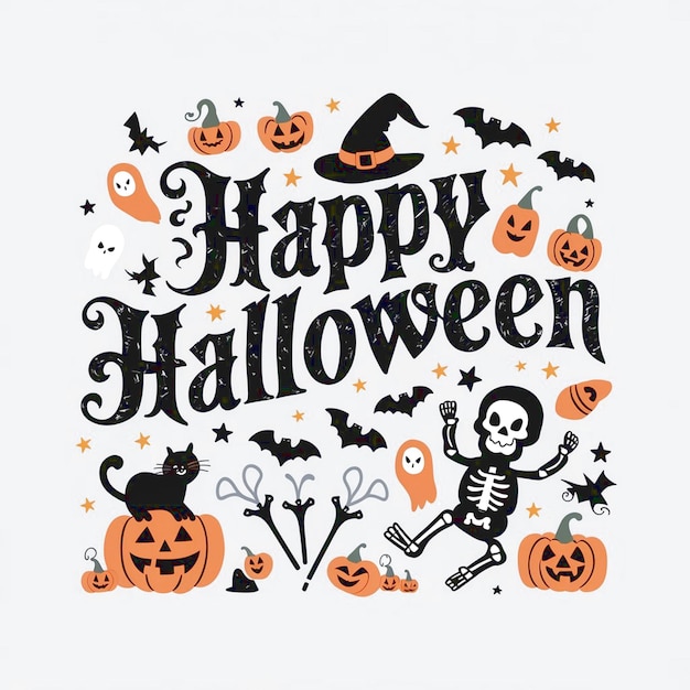 design for happy halloween