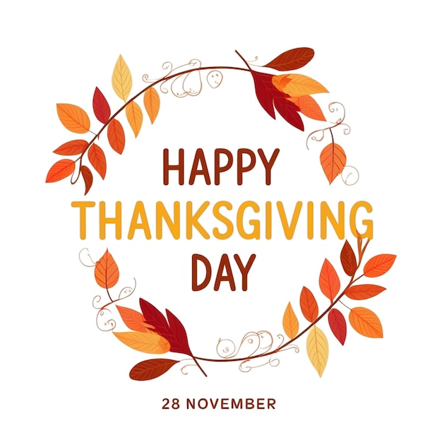 design for happy thanksgiving day