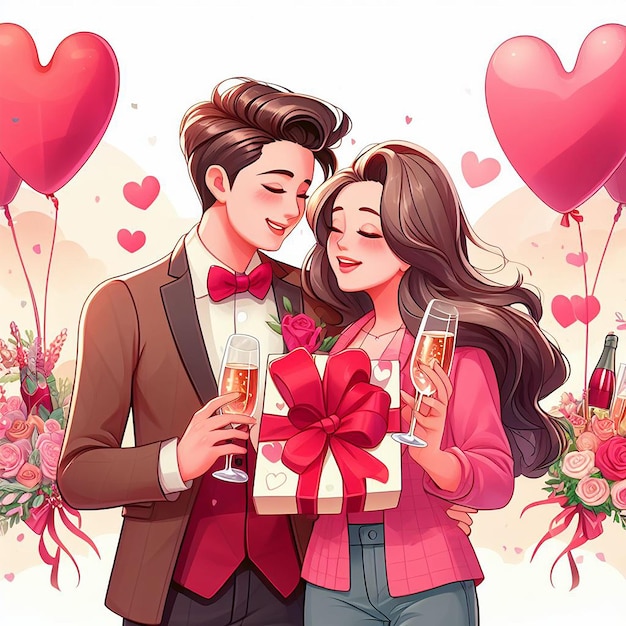 Design for Happy Valentine's Day Event