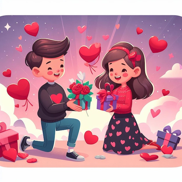 Design for Happy Valentine's Day Event