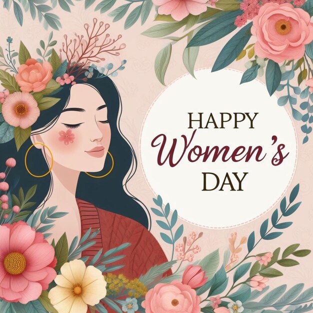 Design for happy womens day