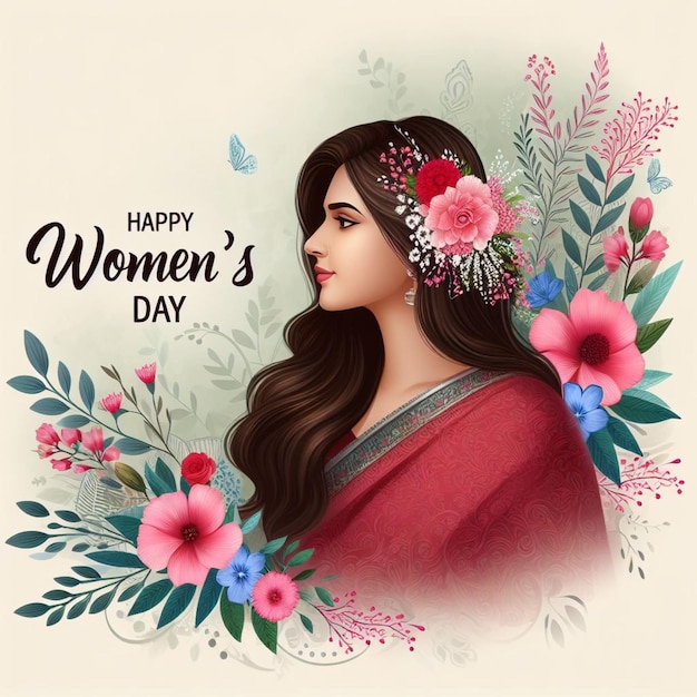 Design for happy womens day