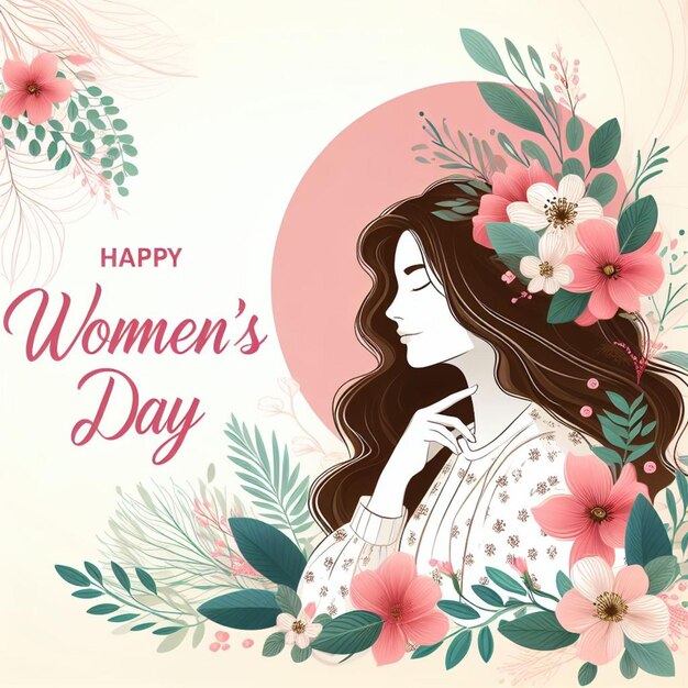 Design for happy womens day