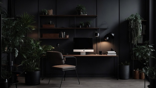 Design Interior Of Living Room Modern Generative AI