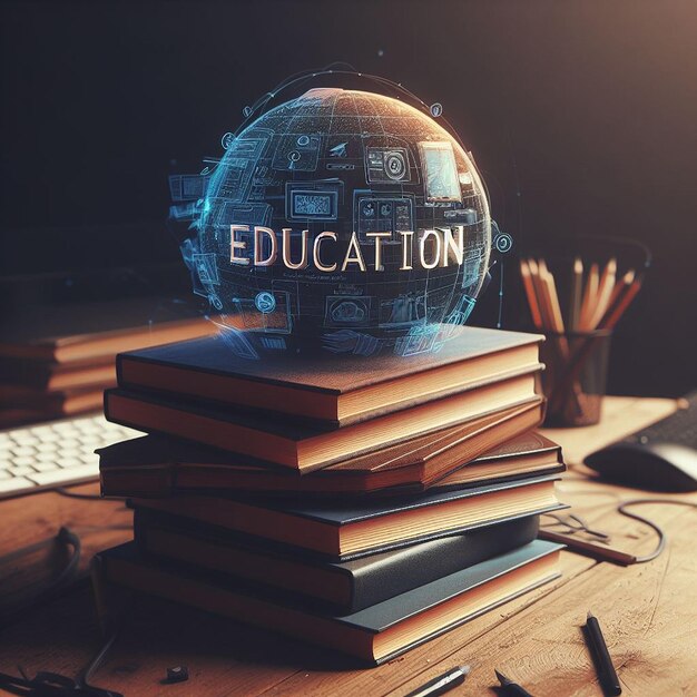 Photo design for international day of education