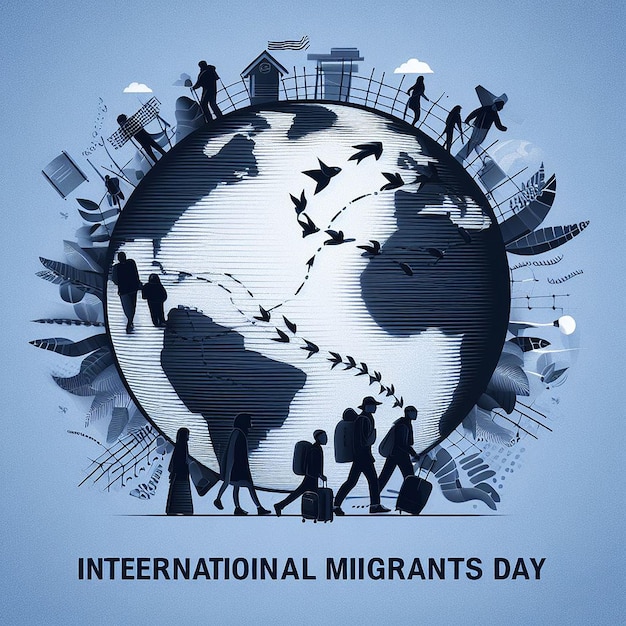 Дизайн для Международного дня мигрантов и Международного дня беженцев