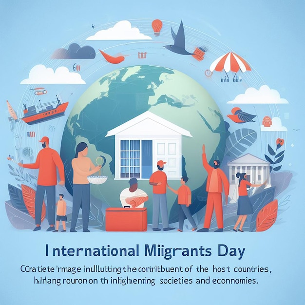 Design for International Migrants Day and International Refugee Day