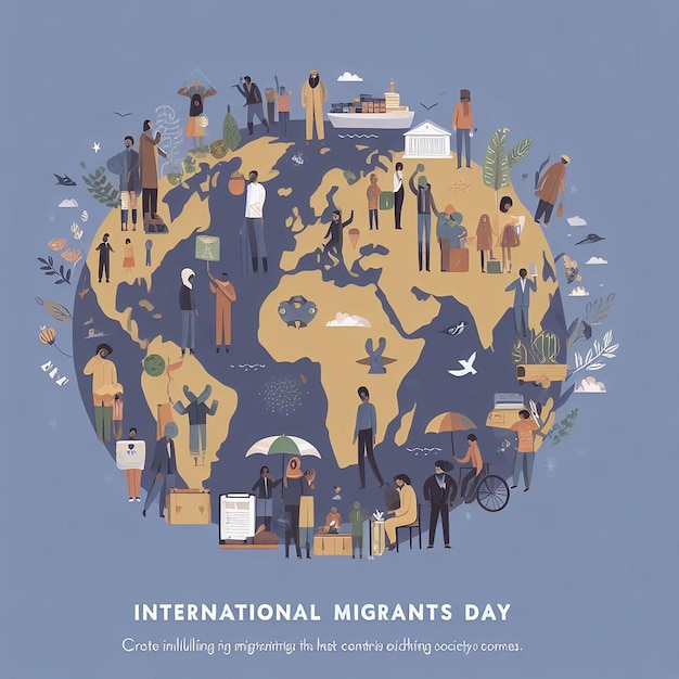 Design for International Migrants Day and International Refugee Day