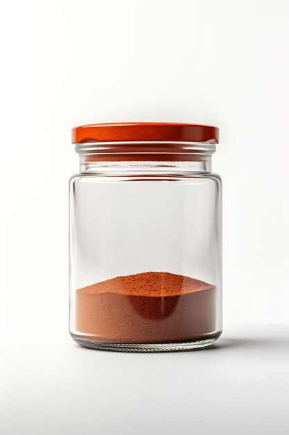 Design of jar packaging glass jar spices blank packaging traditional a photo concept idea creative