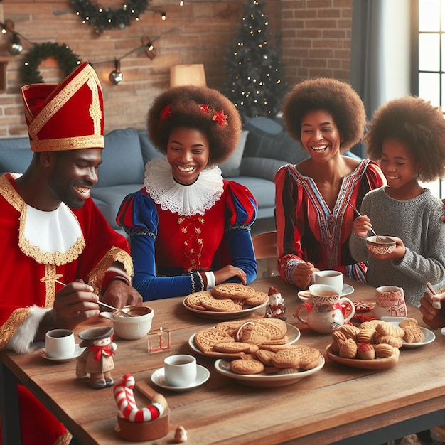 Design for Merry Christmas with Sinterklaas