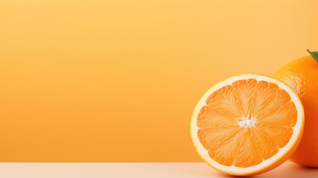 Design minimal orange background