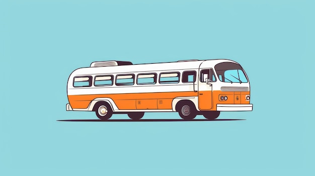 Design A Minimalist 1980sinspired Bus