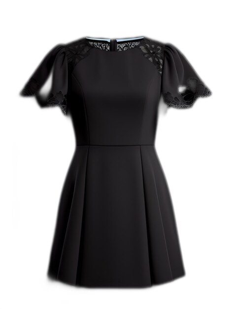 Foto design mockup of fashion shirt in black tones by generative ai