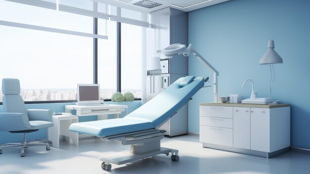 Design modern blue medical background