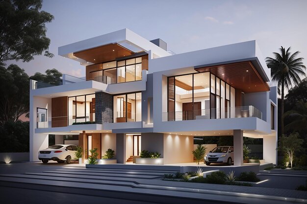 Design of a modern house