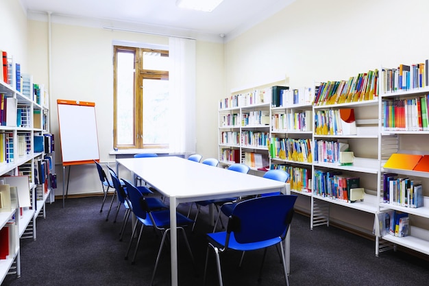 Design of modern library interiors