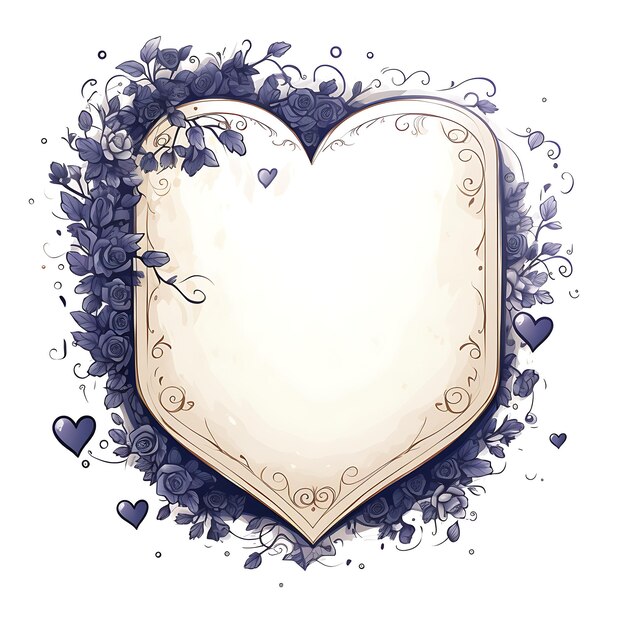 Foto design di parchment book love letter parchment paper material midnight clipart t-shirt frame decor.