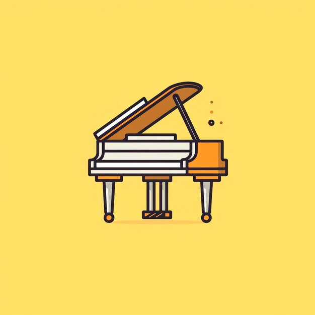 Photo design of piano