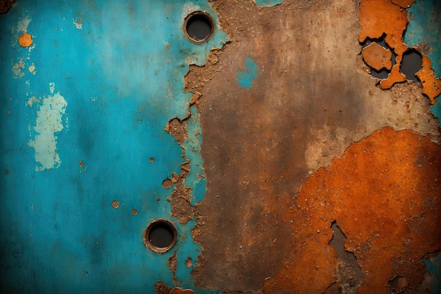 Design rusty metal texture ai generative