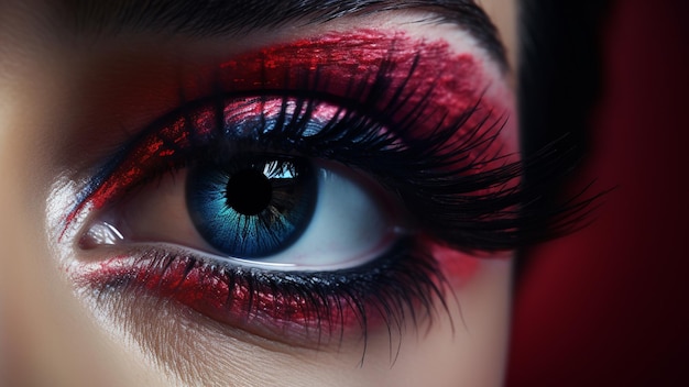 Design a set of visuals capturing the allure of applying mascara showcasing different mascara types