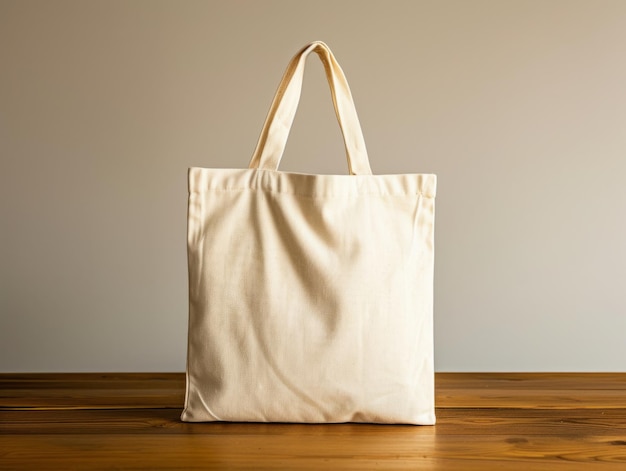 Design space on blank tote bag mockup shopping paper bag mockup