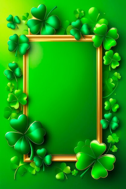 Design St patricks day green banner for Lucky Day