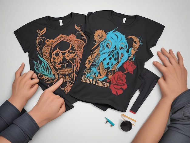 Premium Photo | Design t shirts graphics