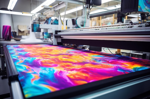 Foto tecnologia di progettazione per la stampa di inchiostro industriale per macchine grafiche, attrezzature per stampanti