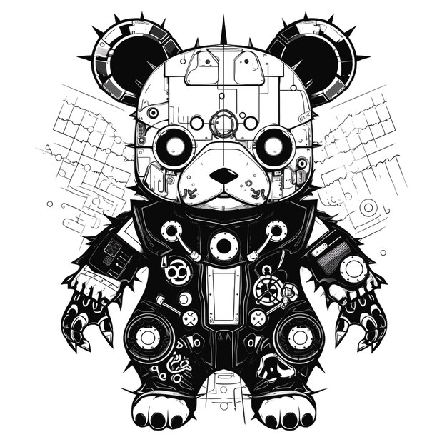 design of teddy bear