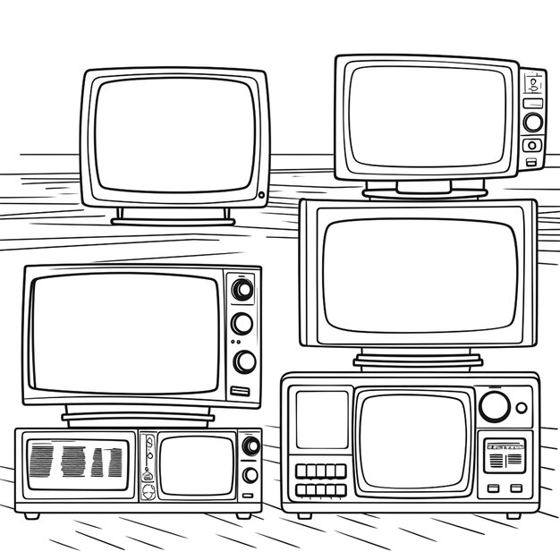 Photo design of television