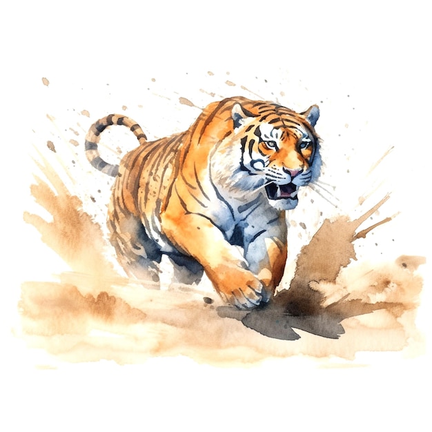 Foto disegno di tigre