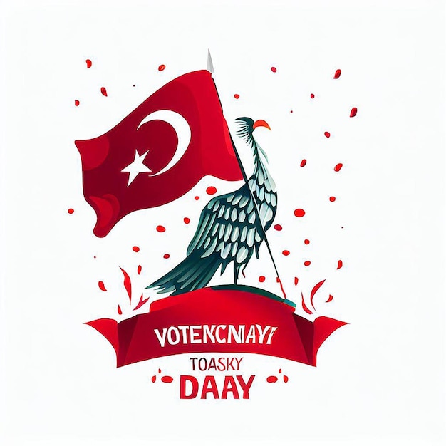 Design for Turkey039s Independence Day on August 30