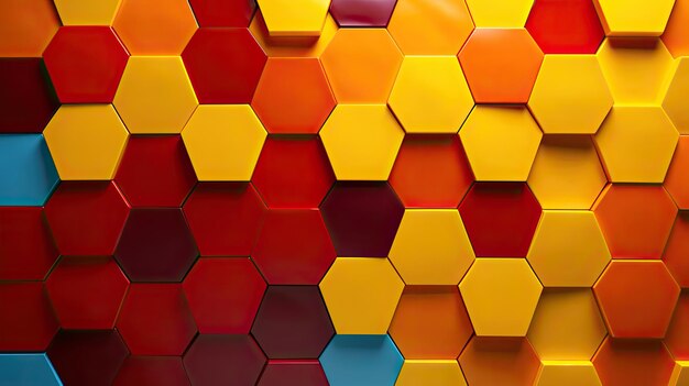 Design wall hexagon background