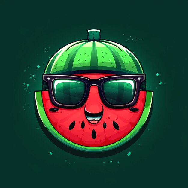 Photo design of watermelon