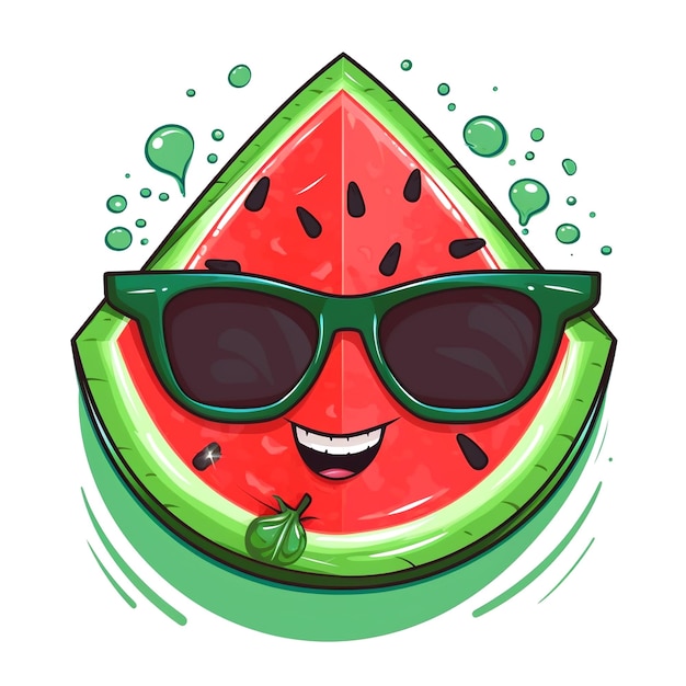 Photo design of watermelon