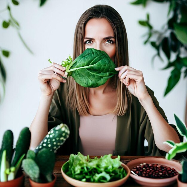 Photo design with vegetables for world vegan day