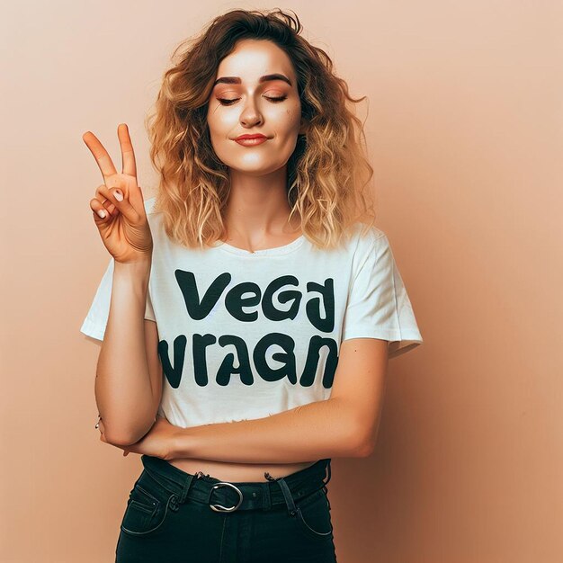 Photo design with vegetables for world vegan day