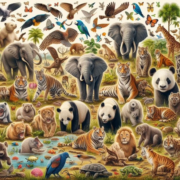 Design for World wildlife day and World Animals day