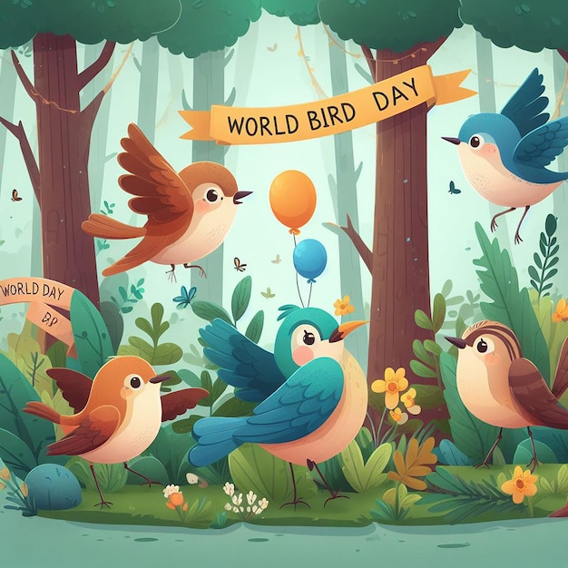 Design for would Bird day