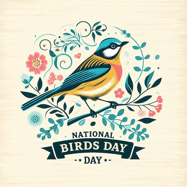 Photo design for would bird day