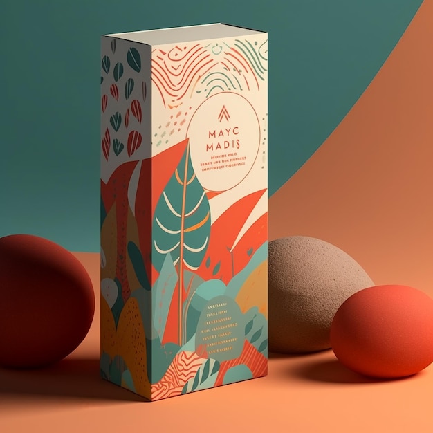 Designed coffee packaging photo