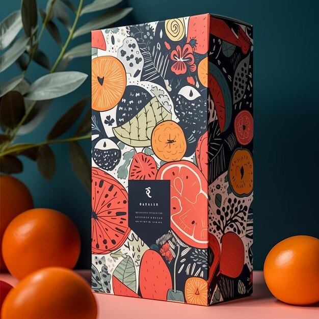 Designed coffee packaging photo