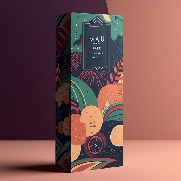 Designed coffee packaging photo