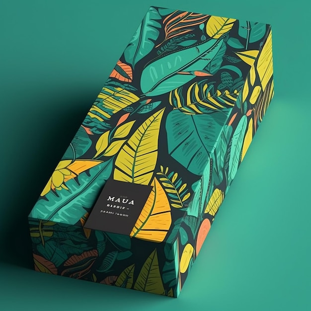 Designed coffee packaging photo