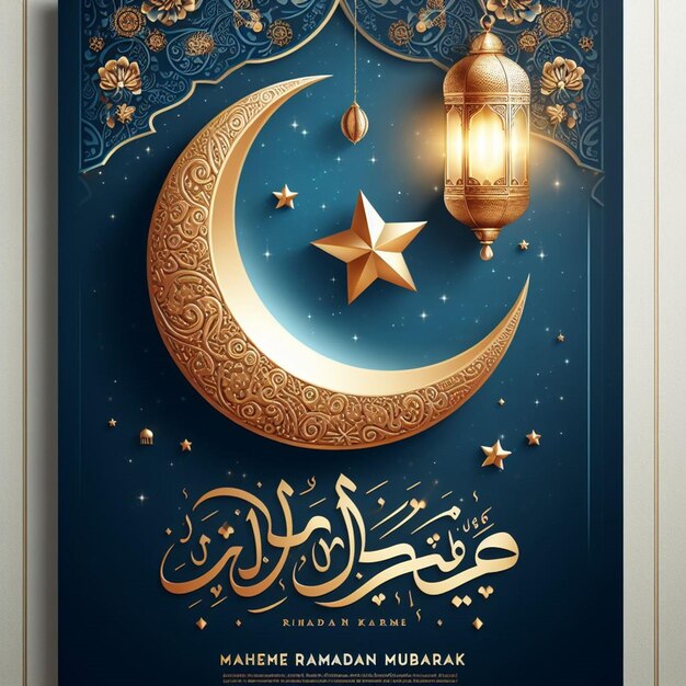 Foto progettato per mahe ramzan kareem e eid ul fitr